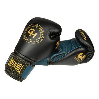 GUANTES DE BOXEO REF. RAIDER NEGRO AZUL PETROLEO