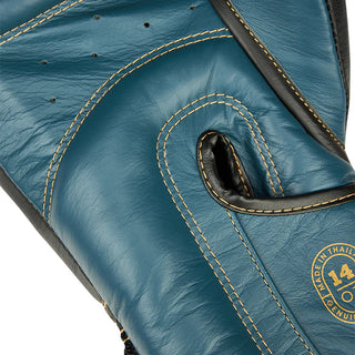 GUANTES DE BOXEO REF. RAIDER NEGRO AZUL PETROLEO