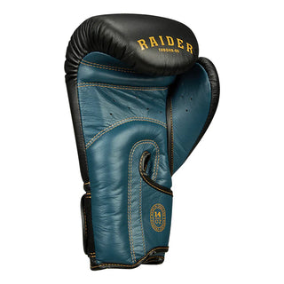GUANTES DE BOXEO REF. RAIDER NEGRO AZUL PETROLEO