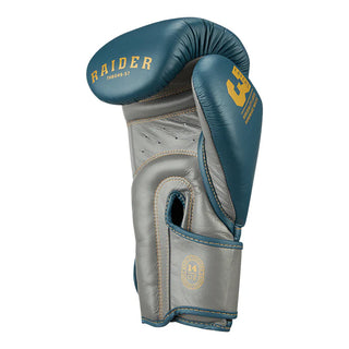 GUANTES DE BOXEO REF. RAIDER AZUL PETROLEO/GRIS
