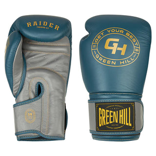 GUANTES DE BOXEO REF. RAIDER AZUL PETROLEO/GRIS