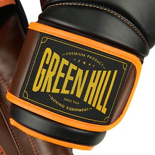 GUANTES DE BOXEO REF. STRIKER NEGRO/NARANJA