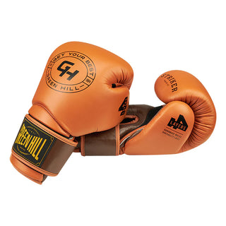 GUANTES DE BOXEO REF. STRIKER NARANJA/MARRON