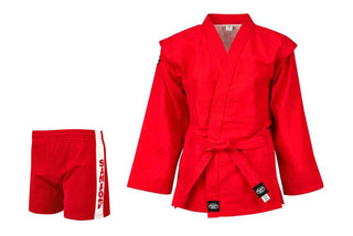 UNIFORME DE SAMBO ROJO ENTRENAMIENTO REF. JUNIOR