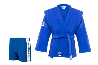 UNIFORME DE SAMBO AZUL ENTRENAMIENTO REF. JUNIOR