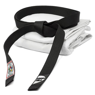CINTURÓN DE JUDO NEGRO APPROVED IJF
