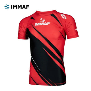 RASH GUARD ROJO APROBADO IMMAF GREENHILL